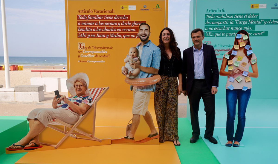 La Junta refuerza su campaña a favor de la conciliación y la corresponsabilidad de cara al verano