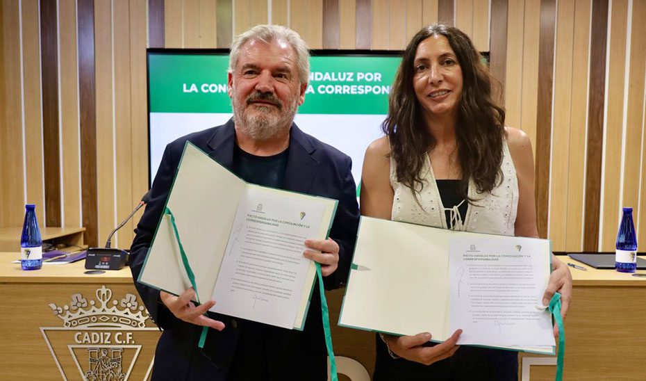 El Cádiz CF se suma al Pacto Andaluz por la Conciliación y la Corresponsabilidad