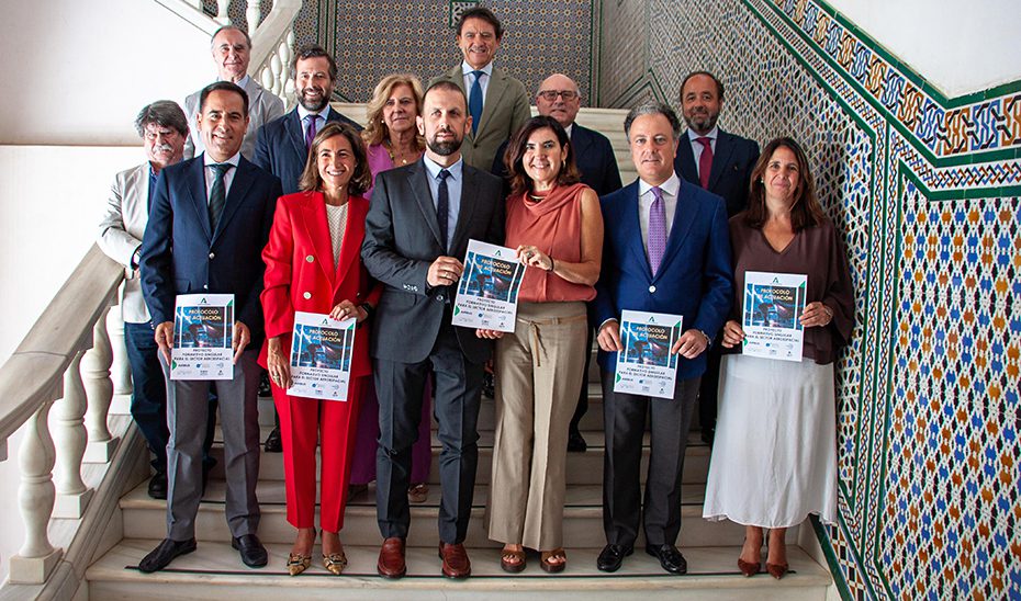 Empleo y el sector aeroespacial firman un protocolo para formar a profesionales en Cádiz, Sevilla y Málaga