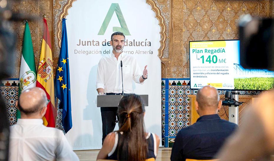 Los agricultores tendrán 140 millones para modernizar sus infraestructuras con el Plan RegadíA