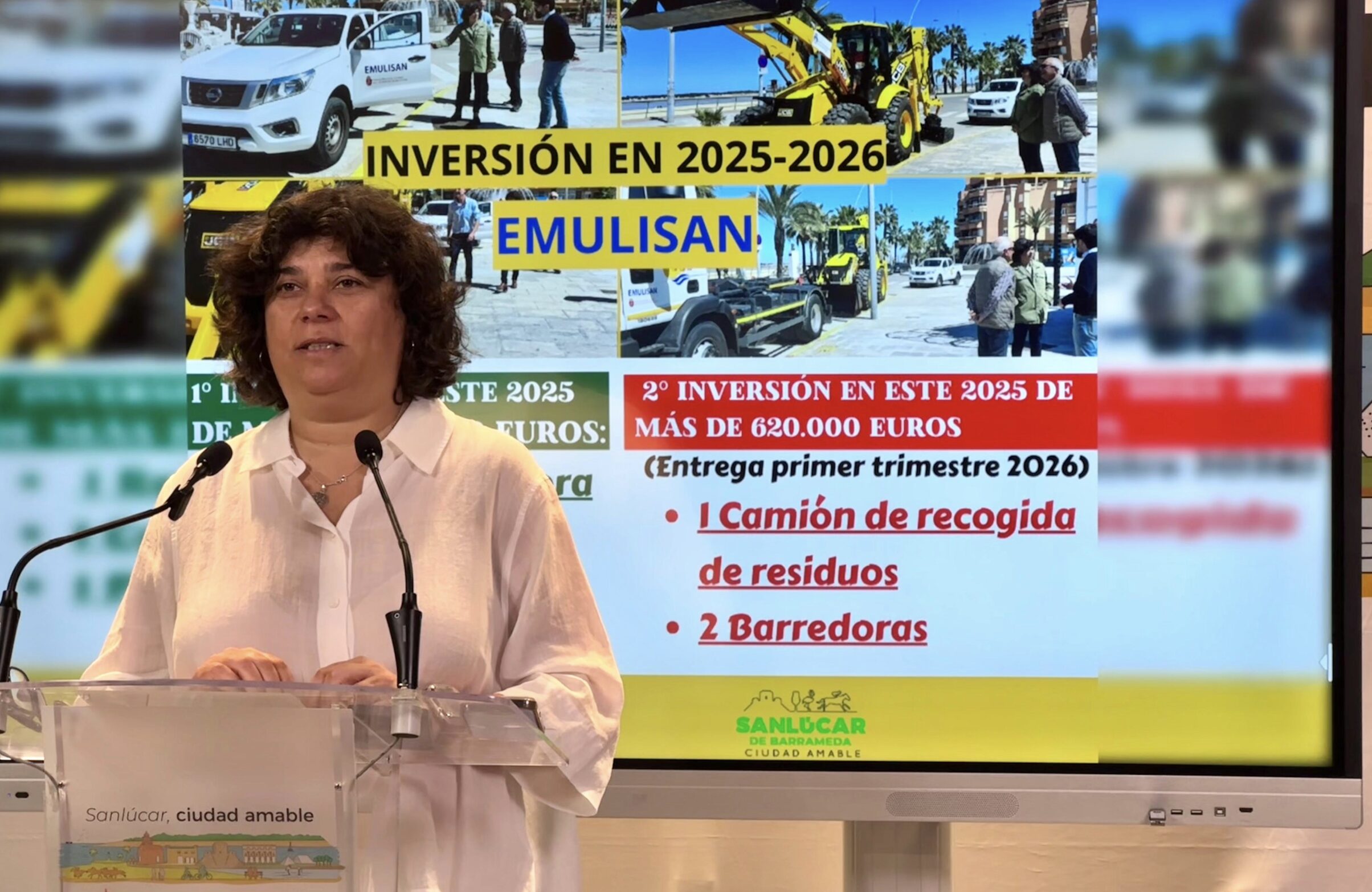 Emulisan incorporará dos barredoras y un camión de recogida de residuos