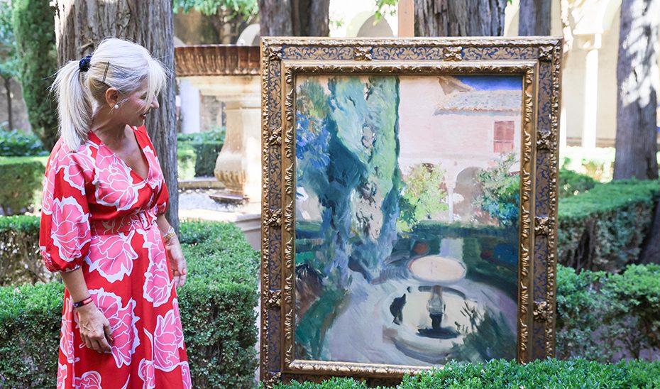 El primer óleo de Sorolla adquirido por la Alhambra se exhibirá en el Espacio Legado Ángel Barrios