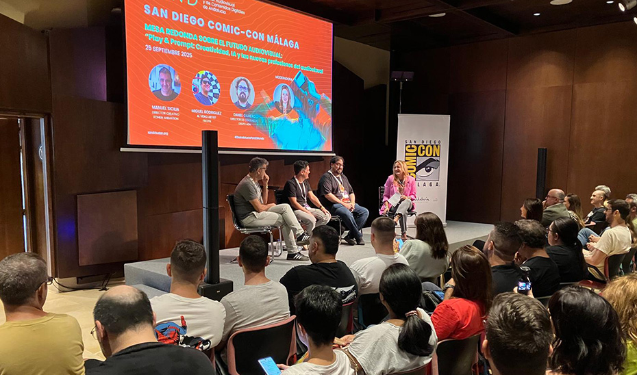 El talento andaluz y el potencial del destino para los rodajes brillan en la San Diego Comic-Con Málaga