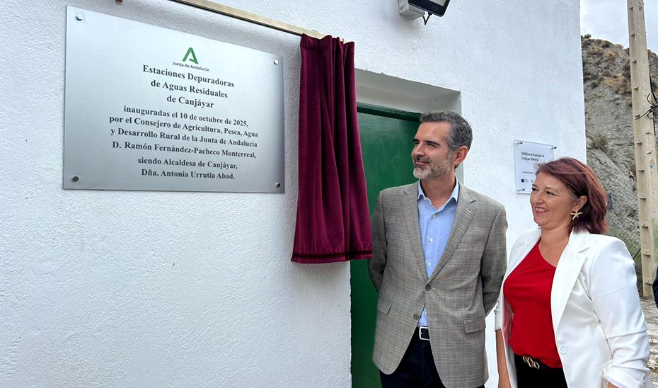 Inaugurada la nueva depuradora de aguas residuales de Canjáyar, tras una dotación de 1,2 millones