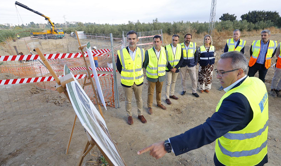 Ejecutadas al 90% las obras que agrupan vertidos de cuatro municipios granadinos para su depuración en la EDAR Los Vados