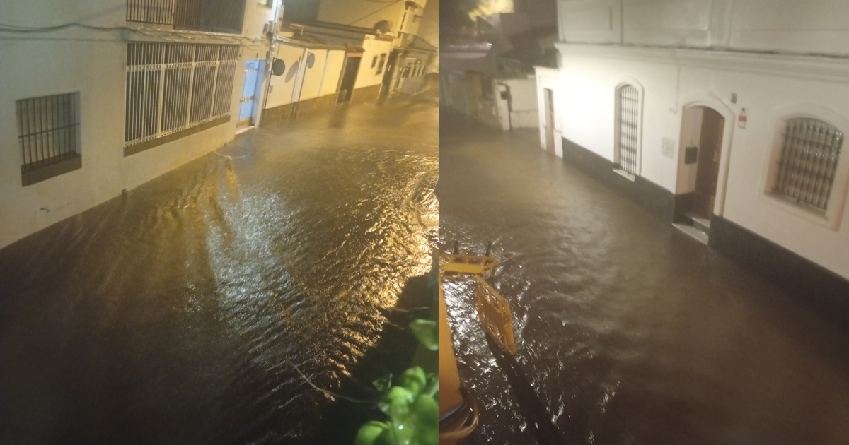 Inundaciones y una noche complicada para los servicios de emergencia en Sanlúcar