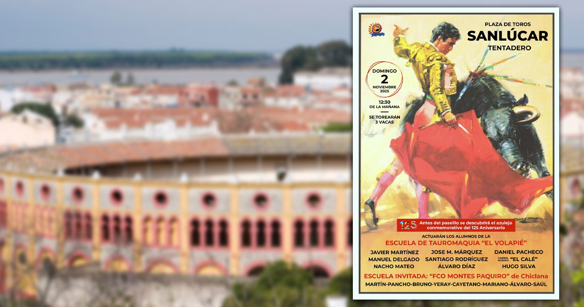 La Plaza de Toros de Sanlúcar clausurará su 125 aniversario con un tentadero el próximo domingo
