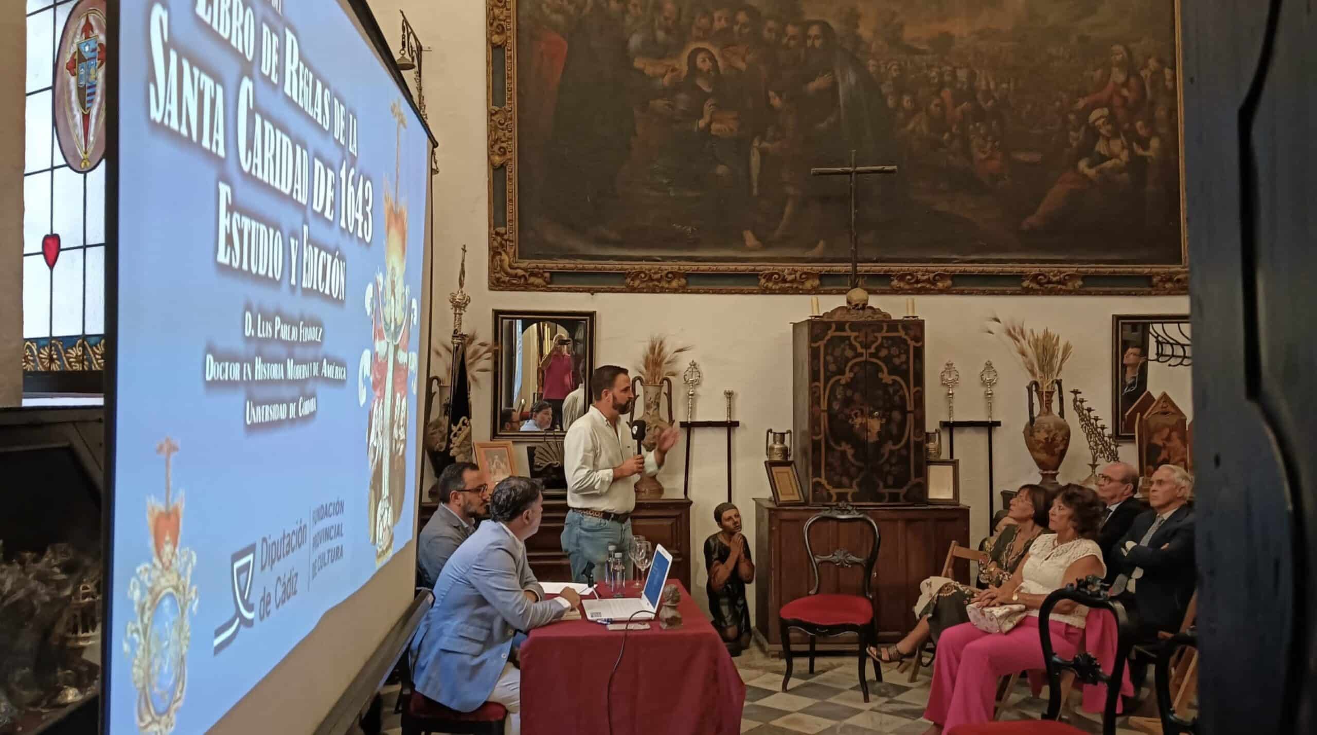 Sale a la luz el Libro de Reglas de 1643 de la Hermandad de la Santa Caridad de Sanlúcar, desaparecido desde el siglo XIX