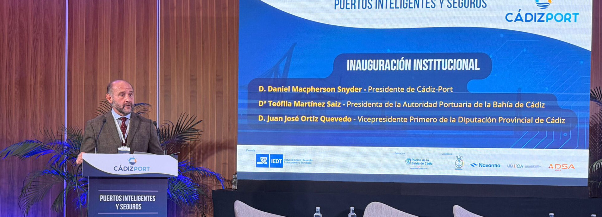 Jornada sobre ‘Puertos inteligentes y seguros’, organizada por CádizPort y financiada por el IEDT