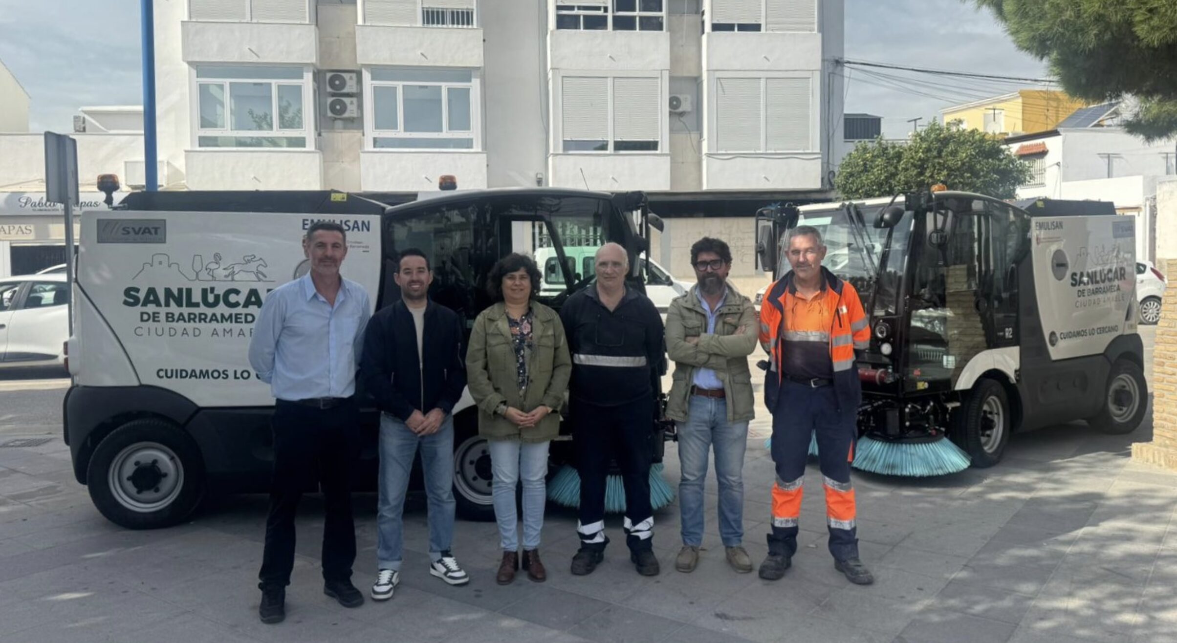 Emulisan incorpora dos nuevas barredoras para reforzar la limpieza viaria en Sanlúcar