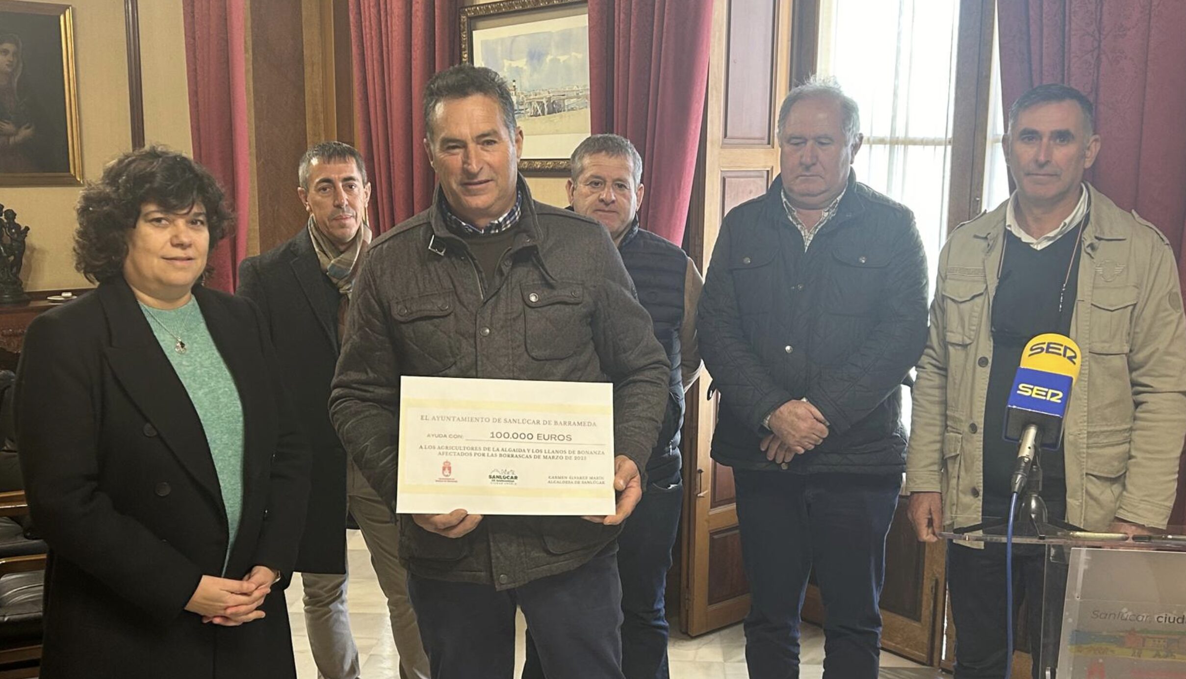 El Ayuntamiento entrega 100.000 euros en ayudas a agricultores afectados por las borrascas de marzo