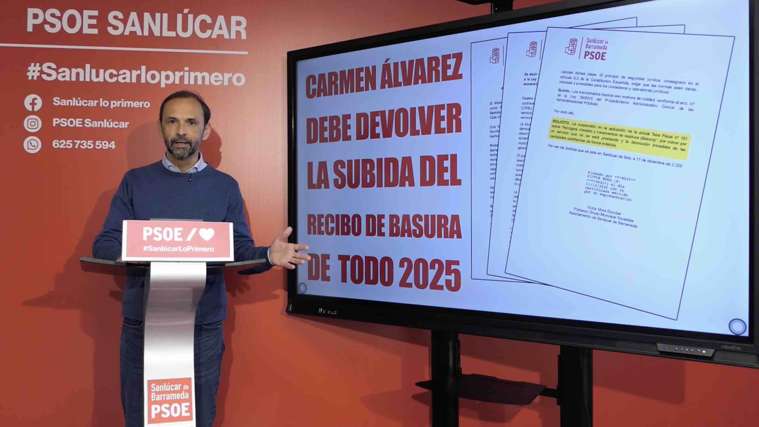 El PSOE pide la devolución de la subida de la tasa de basura al no haberse iniciado el nuevo servicio