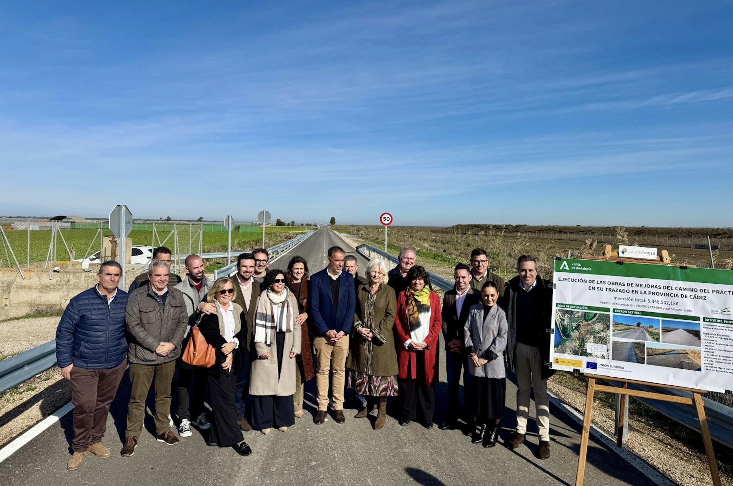 Finalizan las obras de la Carretera del Práctico tras una inversión de casi 6 millones