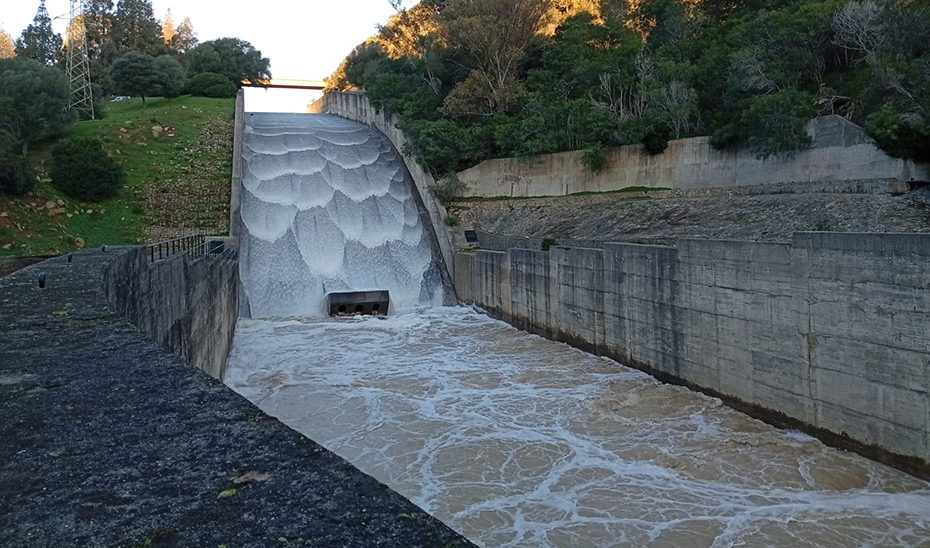 La Junta desembalsa en Guadarranque y Los Hurones para más seguridad tras la borrasca Francis
