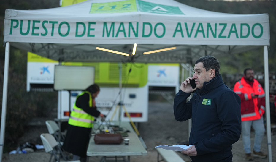 Moreno agradece la «oleada de cariño y ternura» desde toda Andalucía con las víctimas del accidente