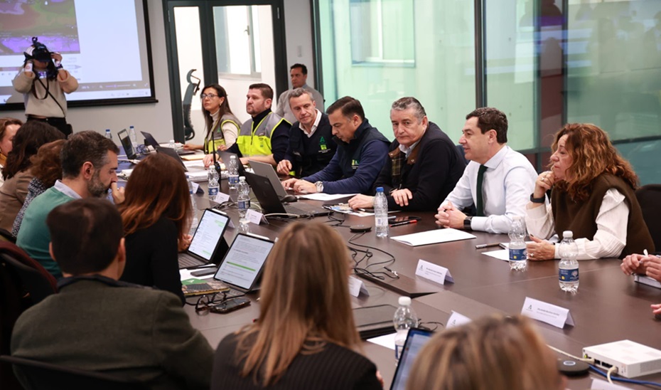 La Junta eleva a Situación Operativa 2 el Plan ante el Riesgo de Inundaciones en Andalucía