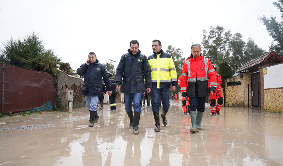 Andalucía propone flexibilizar fondos Next Generation para afrontar los daños del temporal