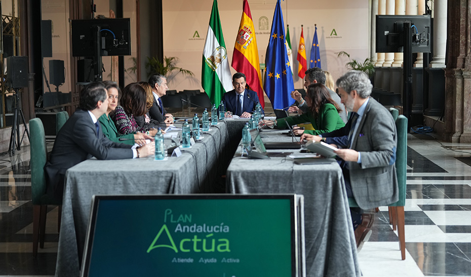 ‘Andalucía Actúa’: 1.780 millones para reparar daños y ayudas directas a agricultores, autónomos y pymes
