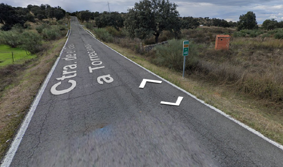 Encuentran a un ciclista fallecido en la carretera A-3200 en Torrecampo (Córdoba)