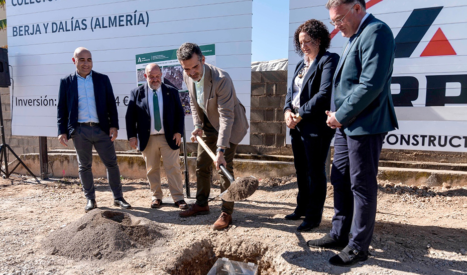 Iniciadas las obras de los nuevos colectores en Balanegra, Berja y Dalías por casi 5,5 millones
