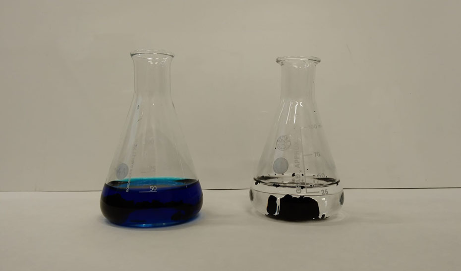 Investigadores aplican un biocarbón obtenido del orujillo de las almazaras para depurar aguas residuales