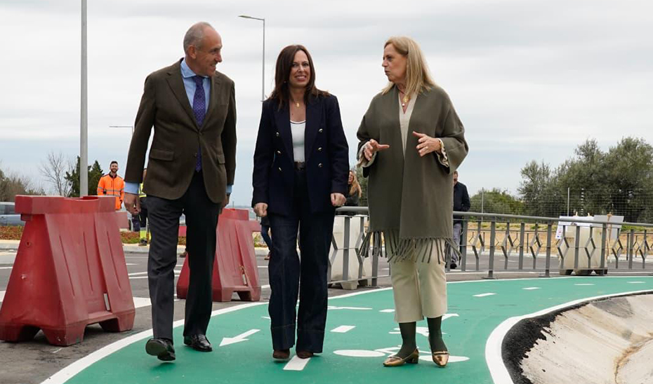 La Junta inaugura la vía ciclopeatonal del Aljarafe entre Tomares, Castilleja de la Cuesta y Bormujos