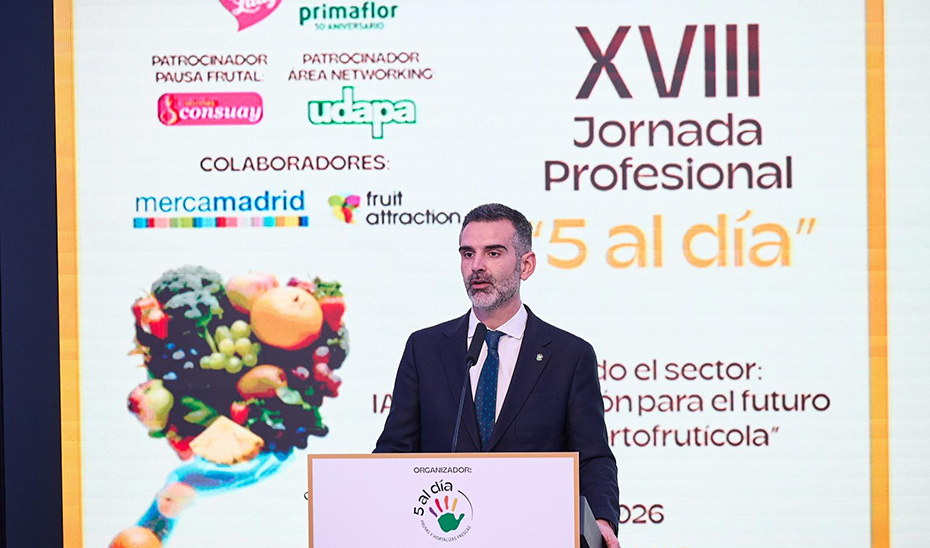 Las exportaciones andaluzas de frutas y hortalizas crecen un 7% en 2025 y superan los 7.450 millones