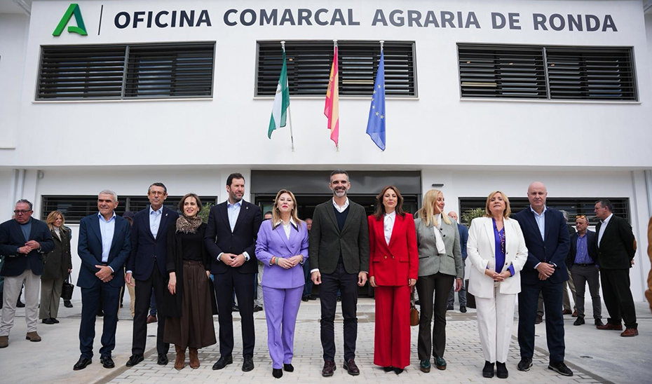 La Junta inaugura la nueva Oficina Comarcal Agraria de Ronda tras invertir 1,7 millones de euros