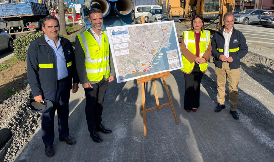 El nuevo tramo de la Autovía del Agua entre Benalmádena y Torremolinos, ya al 20% de ejecución