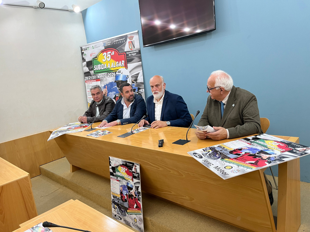 La 35 Subida Automovilística a Algar inaugurará los días 21 y 22 de marzo el Campeonato de Andalucía de Montaña 2026
