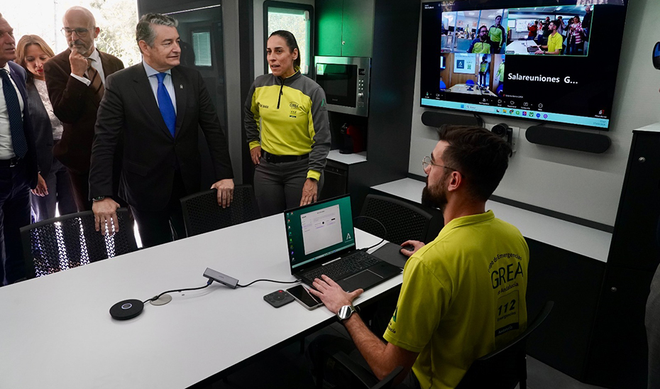 La Junta presenta un nuevo Puesto de Mando Avanzado para emergencias único en Europa