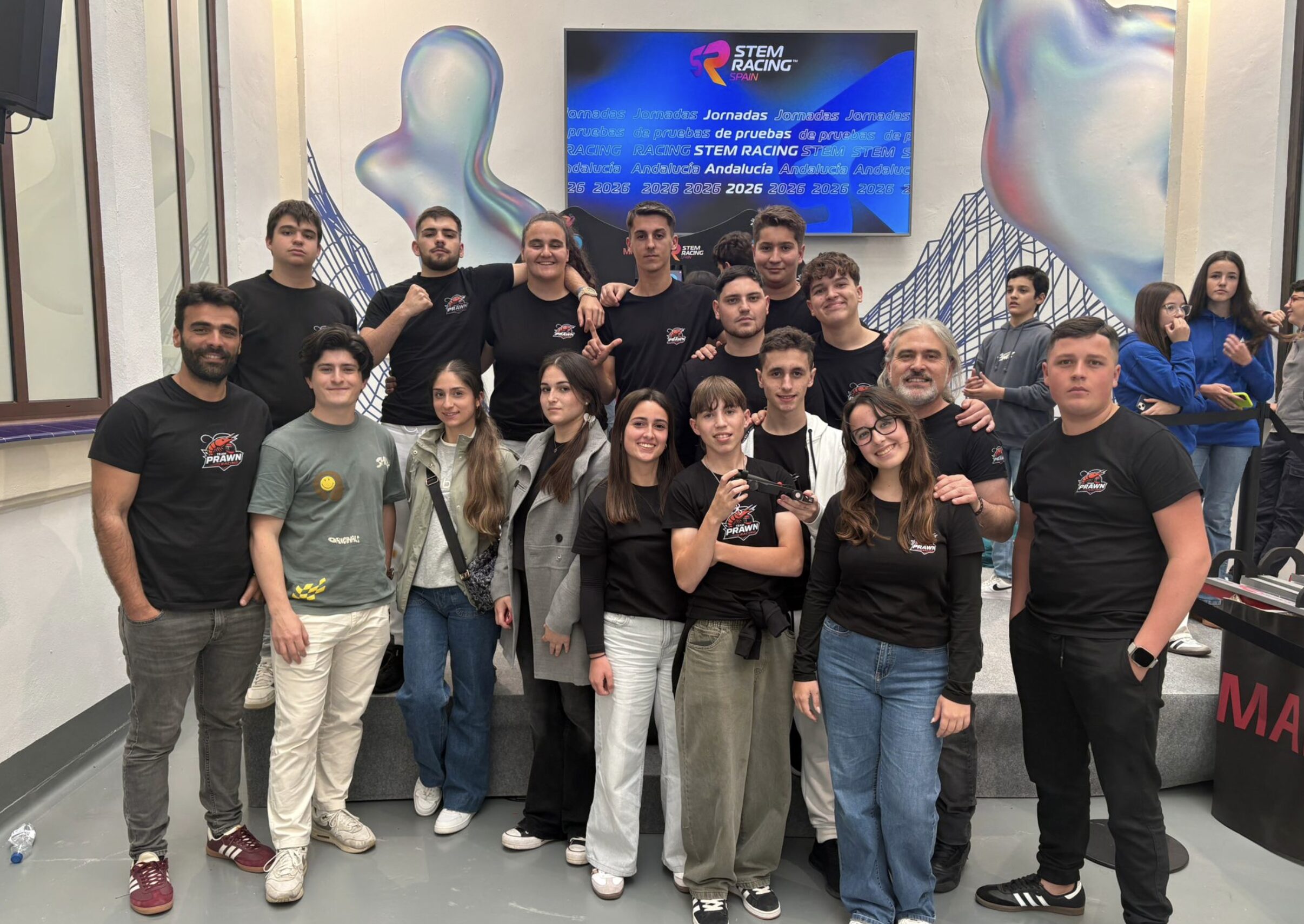Praw Racing pone a prueba su monoplaza en Málaga antes de la final andaluza de STEM Racing