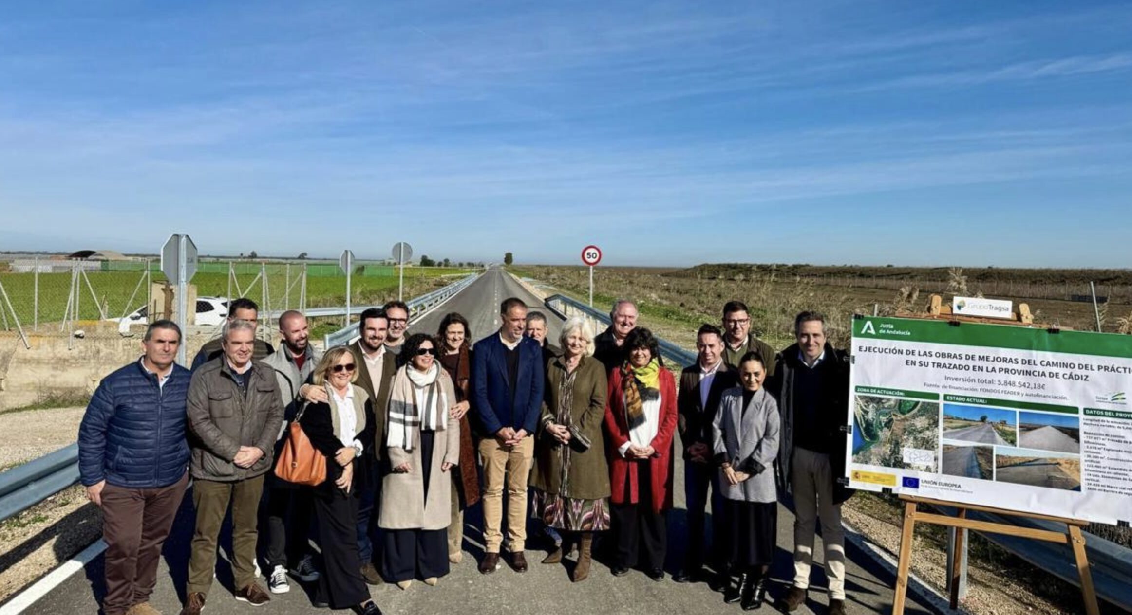 El PP sitúa en 12,6 millones la inversión de la Junta en carreteras y caminos de Sanlúcar