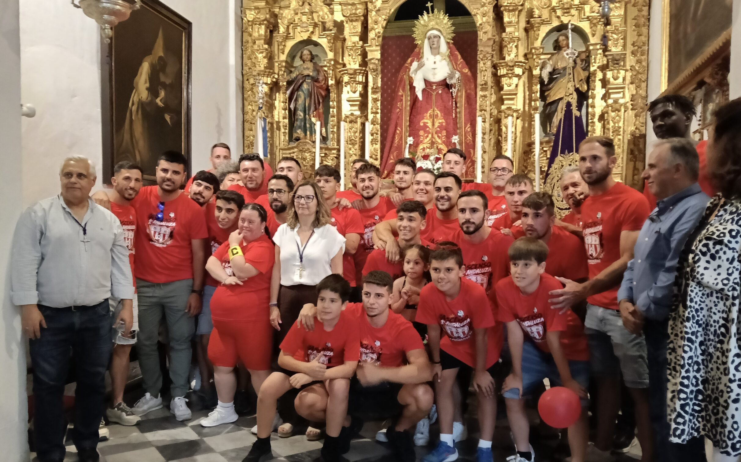 La AD Juventud Sanluqueña celebra su histórico ascenso a Primera Andaluza