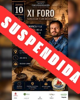 Cartel de XI Foro Sanlúcar y los Océanos: Pedro Insua
